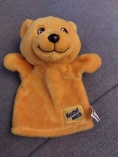 Kuschel weich Kuschelweich Teddy Bär gelb Handpuppe Kuscheltier Plüschtier 