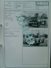 LKW IFA Anhänger HL 70 91 Halle 1984 DDR KFZ-Brief KTA Vorlage f. Zulassung