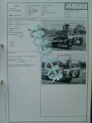 Lkw ifa anhänger 91 - anhänger,