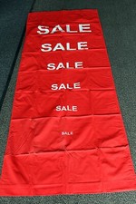 Werbebanner textil SALE Schaufensterstopper 192 x 72 cm