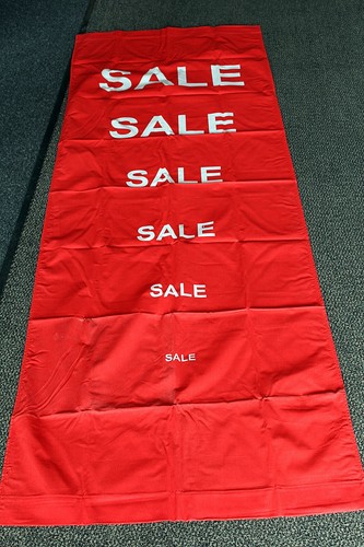 Werbebanner textil sale - werbebanner,