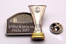 UEFA Europa League Pokal Pin Anstecker Finale 2017 Stockholm UEFA Cup Pokal Pin