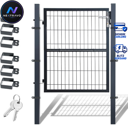 Metall gartentor 120x100 - metall,