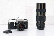 Pentax ME Super + Pentax 50mm lens + Chinon zoom lens + batt. *NICE & TESTED*