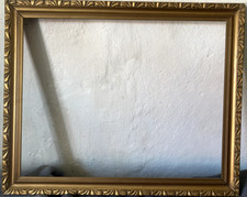 ::ANTIKER STUCKRAHMEN GOLD