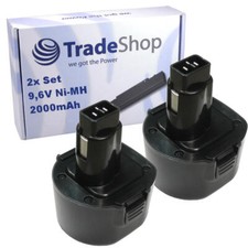 2x AKKU 9,6V 2000mAh Ni-Mh