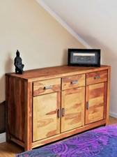 Sideboard, Kommode Echtholz Palisander geölt  145x86x45cm UVP 975,-€