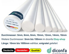 Teflon PTFE Rundstab virginal