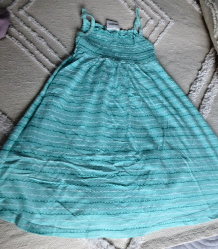 Sommerkleid gesmoktes oberteil - sommerkleid,