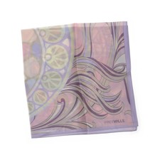 Frey Wille, Halstuch, Seide, Grün/Mehrfarbig, Blumen, Feinstrick, 58 cm, 52 -LkE