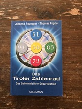 Das Tiroler Zahlenrad Johanna Paungger / Thomas Poppe | Buch | Zustand Sehr Gut