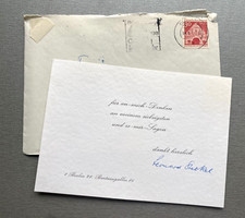 LEONARD STECKEL (†1971)  Vintage signed Briefkarte 10x15 Autogramm selten!