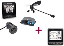 RAYMARINE i70s Multifunktionsinstrument inkl. DST800, Windgeber & zweiten i70s