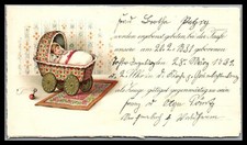 AK, Taufkarte, 1931; XT 550007