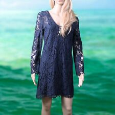 Esprit  - Spitzenkleid - Damen - Blau - Unterkleid  - Gr. 38