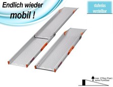 extrabreite Teleskoprampen