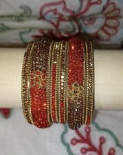 Bollywood Armreifen Armband Indisch Pakistanisch Hochzeit Anarkali Gold Schmuck