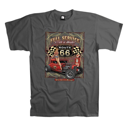 Shirt auto rockabilly - t-shirt,