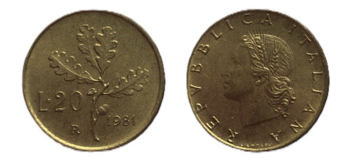 Italien 20 lire - 12.3,