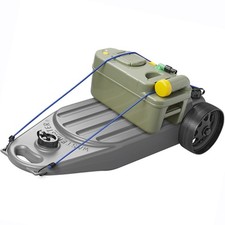 Abwassertank Grauwasser Wastemaster mit Rädern Wohnmobil Wohnwagen Caravan 38L  