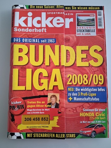 Kicker sonderheft bundesliga - kicker,