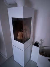 Attika Q-be drehbar weiß Sonderlackierung Kaminofen Holz neu