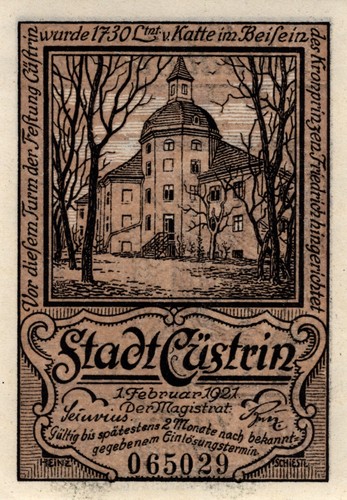Cüstrin küstrin notgeld - cüstrin,
