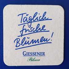 Bierdeckel Brauerei Giessener Pilsner Bier Gießen