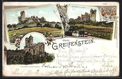 Lithographie greifenstein - greifenstein, /