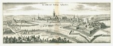 Berlin Spandau Original Kupferstich Merian 1641