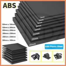 ABS Kunststoffplatte Platte Stärken 1,2,3,4,5mm -40mm Kunststoff Platte Schwarz