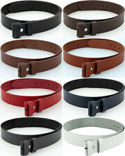 Ledergürtel 4 cm ohne Schnalle Wechselgürtel echt Leder Gürtel aus Rindsleder