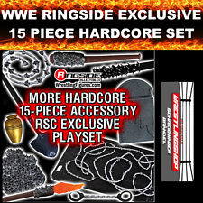 WWE ELITE BASIC RINGSIDE EXCLUSIVE HARDCORE SET - MATTEL JAKKS WRESTLING FIGUREN