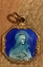 Alte religiöse Medaille