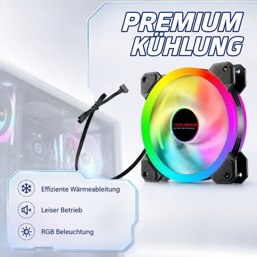 Doppelring rgb lüfter 12cm - doppelring,