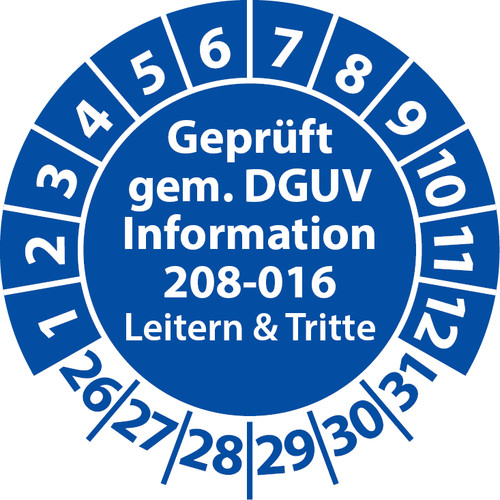 Prüfplakette geprüft gemäß - geprüft,