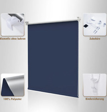 Thermo Rollo Verdunklungsrollo UV Schutz ohne Bohren Klemmfix , mit Seitenzug