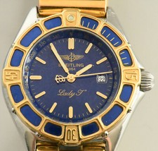 BREITLING Lady J Blau QUARTZ