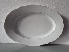 DM Moschendorf Bavaria Servierplatte - weiß - goldrand