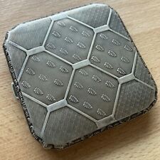 Zigarettenetui  der Marke Alpacca  versilbert  plus Tabaktasche und Drehautomat