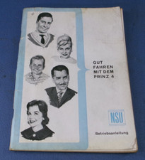 NSU Prinz   Betriebsanleitung NSU Prinz 4   ma0809388