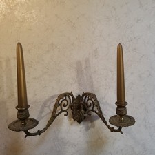 1 Paar antike Wandkerzenhalter