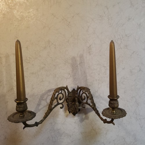 Paar antike wandkerzenhalter - paar,