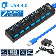 7 Ports USB Hub 3.0 Powered