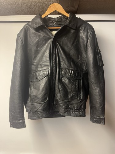 Vintage leder jacke - vintage,