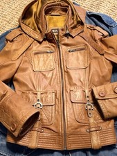 Lederjacke Jacke Cognac Nappa