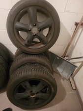 4 x 195 50 15 ALL SAISON REIFEN auf schwarze Alufelgen