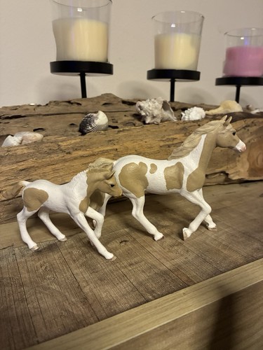 Schleich paint horse stute mit - stute,