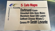 EuroCity 4 EC 5 Zuglaufschild