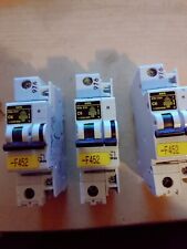 3 Stück Sicherungsautomat 1Polig AEG Elfa E81 C6